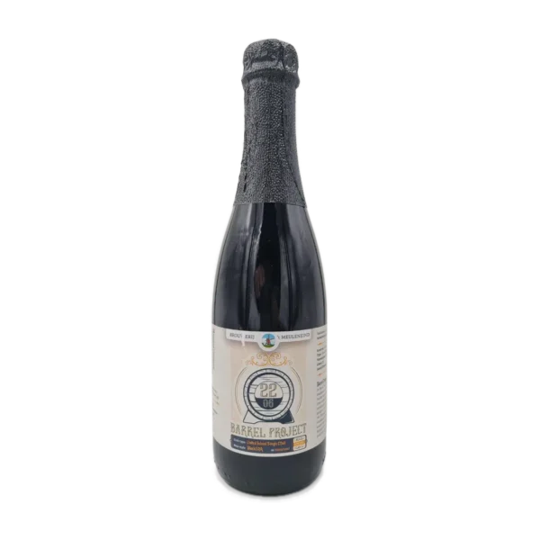 22.06 Barrel Project Black IPA gerijpt op Vatted Island whisky vaten 375ml - Brouwerij 't Meuleneind