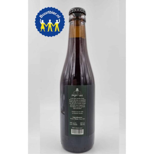 Barrel Aged Brown Ale op Cognac en Calvadosvaten Project #04 33cl - Eembier - Afbeelding 2