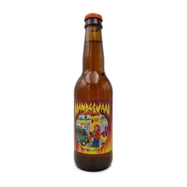 Brandgevaar Oranje dop (licht pittig) 33cl - Weerter Stadsbrouwerij & Brouwerij De Kneiter Tilburg