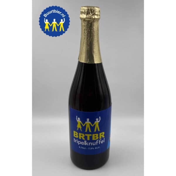 BRTBR Tripelknuffel 75cl - Eigen recept van Buurtbier.nl/Brouwerij 't Meuleneind