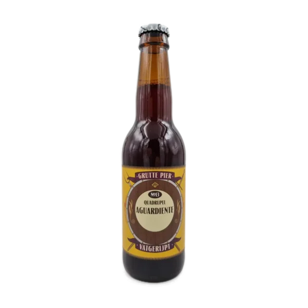 Quadrupel Aguardiente 33cl - Brouwerij Grutte Pier