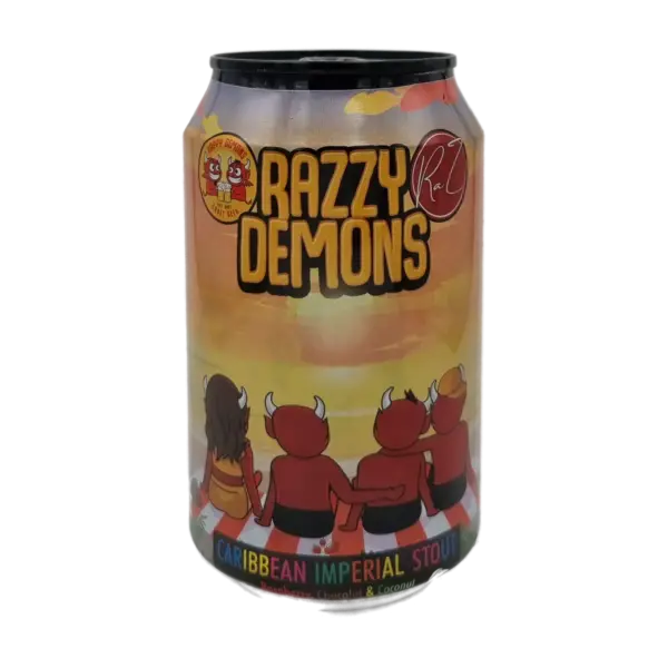 Razzy Demons Caribbean Imperial Stout 33cl - Collab Brouwerij Happy Demons & RaZ