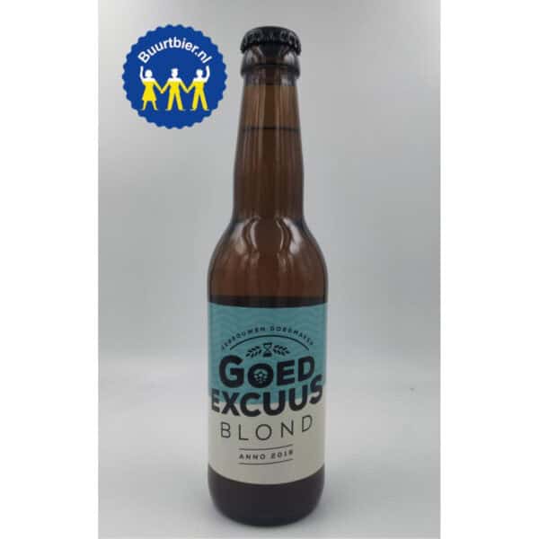 Goed Excuus Blond 33cl - Brouwerij Goed Excuus