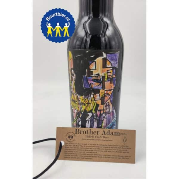Brother Adam hybride bier Porter met Rode wijn 33cl - The Sisters Brewery - Afbeelding 2